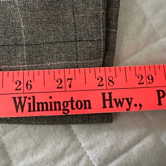 Vintage SPRING STREET Pants Womens 8 Brown Plaid Flare Trouser Retro Y2K Preppy - Picture 10 of 12